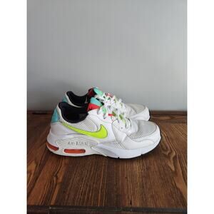 Nike Air Max Excee Running Shoes White Lime Volt CW5606-100 Women's Sz US 7.5